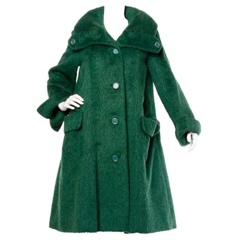 dior green coat|vintage christian Dior coats.